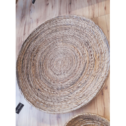 Talerz BOHO trawa morska naturalny Dekoracja Ozdoba wisząca 75cm